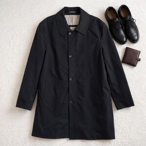 TailorByrd Loro Piana Storm System Wool Car Coat Black Men’s Size Large Italy